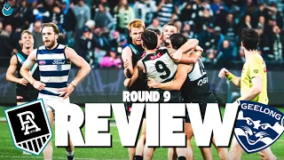 WE WON IN GEELONG! | PORT ADELAIDE VS GEELONG | AFL REVIEW: ROUND 9, 2O24