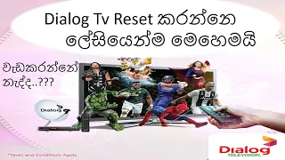 #DIALOG #TV #RESET