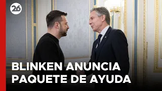 Blinken anuncia un nuevo paquete de ayuda para Ucrania