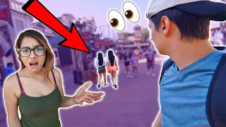 Checking Out Other Girls In Front Of My Girlfriend!! **Bad Idea**