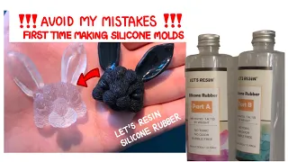 Making a Silicone Mold with Let's Resin for the FIRST TIME [English]