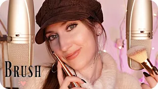 ASMR Mic Brushing YOU To Sleep 💤 Ear & Windshield Brushing & Close Whisper to Distract your Thoughts