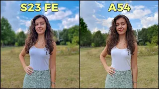 Samsung Galaxy S23 FE vs Samsung Galaxy A54 Camera Test