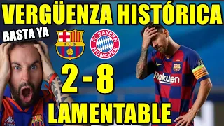 ¡HUMILLACIÓN HISTÓRICA! El BARÇA RECIBE un 2-8 del BAYERN y CAE ELIMINADO - ESTO ES DEMASIADO