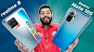 realme 8 vs Redmi Note 10S Full Comparison | Best Phone Under 15K Is ⚡ Camera, Display & More