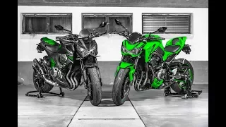 Kawasaki z800 vs. z900│Comparison│English Subtitles│SWISSBIKER