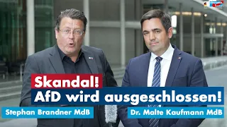 Skandal! AfD wird ausgeschlossen!