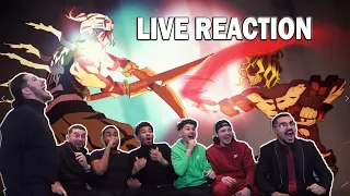 TENGEN VS GYUTARO feat @IssoB  - DEMON SLAYER S02 EP08 - LIVE REACTION FR