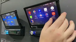 Варианты 1Din магнитол с выдвижным экраном Dolmax AV7 1D,  Dolmax Android AV7 1D