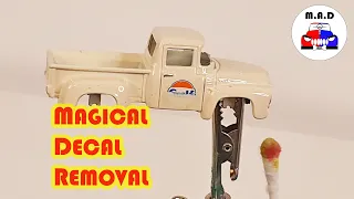 HOW TO Remove Decals from Your Diecast Model Cars