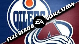 Edmonton Oilers VS Colorado Avalanche Full Series Simulation!! NHL 22