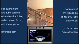 Euphonium Compensating System Explained Using a Trombone! (Applies to tuba and baritone horn also)