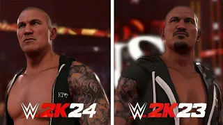 WWE 2K24 Vs WWE 2K23 Epic Comparison!