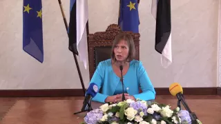 Vabariigi Presidendiks valitud Kersti Kaljulaidi pressikonverents