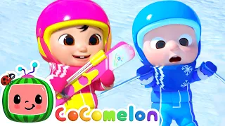 Go Skiing With Baby JJ & Friends! | Ski Song | Moving with CoComelon | Nursery Rhymes & Kids Songs