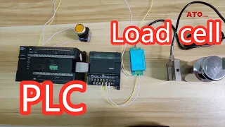 How does PLC read data of load cell transmitter