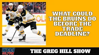 What could the Bruins do before the trade deadline?