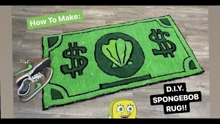 How I Made a Spongebob Rug #Shorts