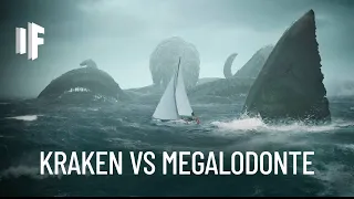 E se o megalodonte lutasse contra o kraken?