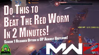 Do this to kill the red worm in 2 minutes! (Greylorm) | MW3 Zombies