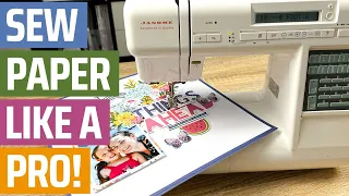 The ULTIMATE Guide to Stitching on Paper EVERY Crafter must see!