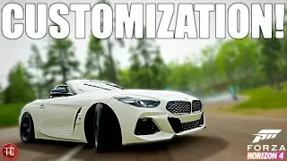 Forza Horizon 4: NEW Supr... I mean 2019 BMW Z4!! FULL CUSTOMIZATION & DRIFT BUILD