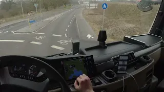 POV TRUCK DRIVER. Working As a Truck Driver in Denmark is Great.