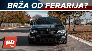 NAJBRŽA ŠKODA U SRBIJI! ŠKODA OCTAVIA RS 426hp