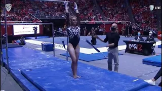 Grace McCallum wows with a 9.925 on bars