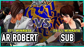 KOF XV 🔥 AR Robert (Kyo/Iori/Krohnen) vs SUB (Benimaru/Yuri/Clark) 🔥 Steam