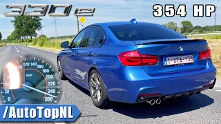 354HP BMW 330e F30 Stage 1 ACCELERATION & TOP SPEED by AutoTopNL