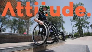 No Fear for Ten-Year-Old Wheelchair Skateboarder