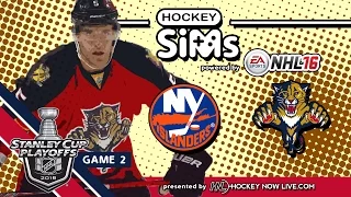 Islanders vs Panthers: Game 2 (NHL 16 Hockey Sims)