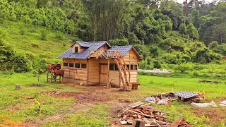 I Spent 200 Days Alone Building A Log Cabin | Start To Finsh.