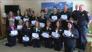 Dentist office staff honored for saving man's life during Widowmaker heart attack