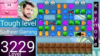 Candy crush saga level 3229 । Tough level । No boosters । Candy crush 3229 help । Sudheer Gaming