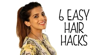 6 Easy Hair Hacks | Ultimate Hair Life Hacks