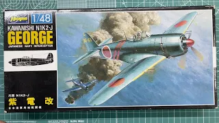 Hasegawa Kawanishi N1K2-J George 1/48 Scale Model Aircraft