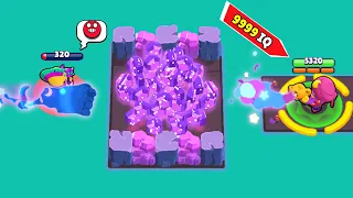 WHEN 9999 IQ PLAYS! Pro or Luck? Brawl Stars Funny Moments & Wins & Fails & Glitches ep.394