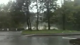 Quechee bridge in Vermont flood