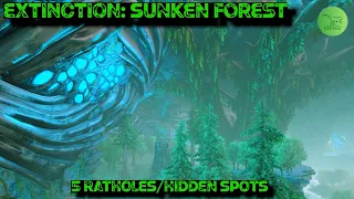 5 Of The Best Ratholes/Hidden Base Locations On Extinction In The Sunken Forest 2021- Solo/Duo - Ark