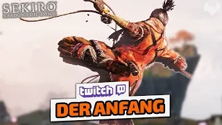 Der Anfang - Livestream: Sekiro Shadows Die Twice #001 - Deutsch German - Dhalucard