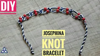 Macrame Bracelet Josephine Knot Tutorial