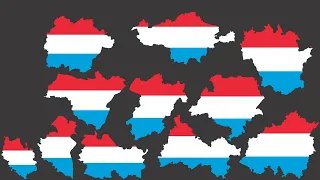 Luxembourg First-level Administrative Divisions Size Comparison (2022)