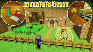 How to Build A Mountain Secret House in Minecraft