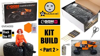 Gmade GOM GR01 1:10 Scale RC Rock Buggy - Kit Build (Part 2)