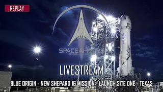 Blue Origin - New Shepard 16 Mission - First Human Flight - July 20, 2021