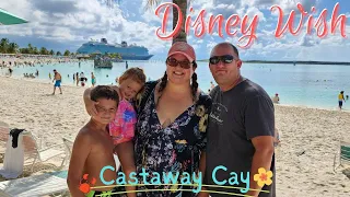 DISNEY WISH VERY MERRYTIME CRUISE DAY 3 A RAINY CASTAWAY CAY DINNER AT 1923