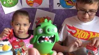 Распаковка Angry birds от Sweet Box!