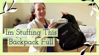 Packing In Just A Backpack | Everything I Am Packing Except Clothing (part 2)